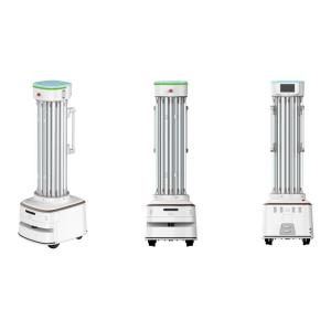 Automatic Charging Uv Light Robot Sterilizer Uvc Disinfection 2500W Schools