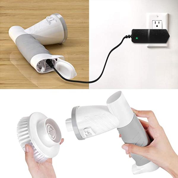 Rechargeable Electric Spin Cleaning Brush 165cm For Cleaning