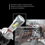 Three Color 9005 Led Replacement Headlight Bulbs / Car H7 H4 Led Headlight Bulb