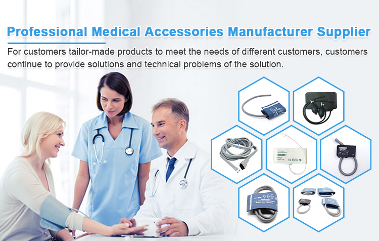 Medical Consumables Reusable Spo2 Sensor Pediactric Clip 10 Pin Compatible GE