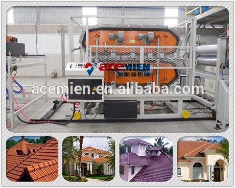 plastic roof tile sheet making machine