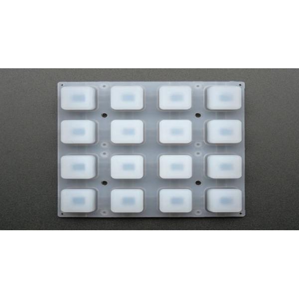 OEM Heat Resistant Silicone Keyboard 50 Shore A For Calculate