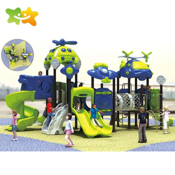 Public Park Plastic Playground Slide For Outdoor Playground
