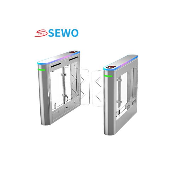 Dazzling Swing Barrier Turnstile Anti Collision Pedestrian Turnstile Gate Access