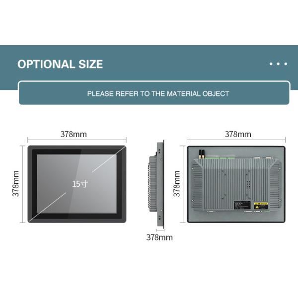 10 15 19 Inch XP Wall Hanging Capacitive Embedded Touch Panel PC Tablet