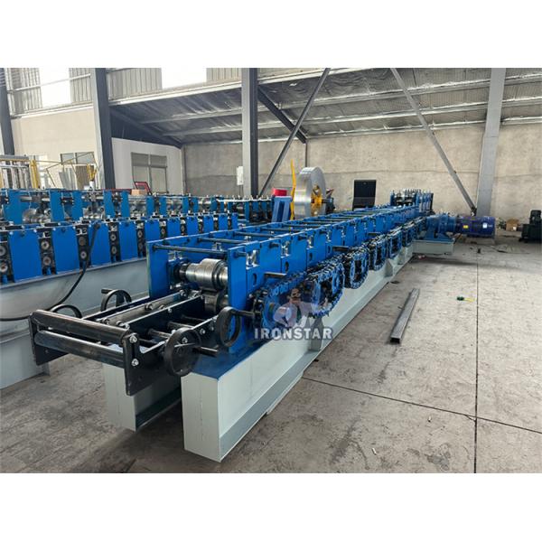 2024 New 41*21 / 41*41 / 41*82mm 3 sizes in 1 Solor bracket roll forming machine in Saudi Arabia