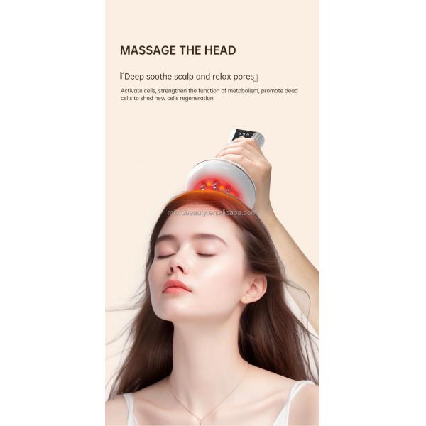 Electric Gua Sha Body Meridian Massage Brush EMS Microcurrent Red Light Therapy Massager