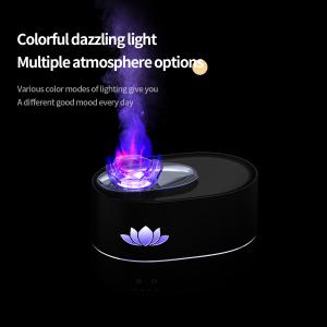 Buy cheap ABS material Fire Flame Humidifier 12W 350ml With Timing product