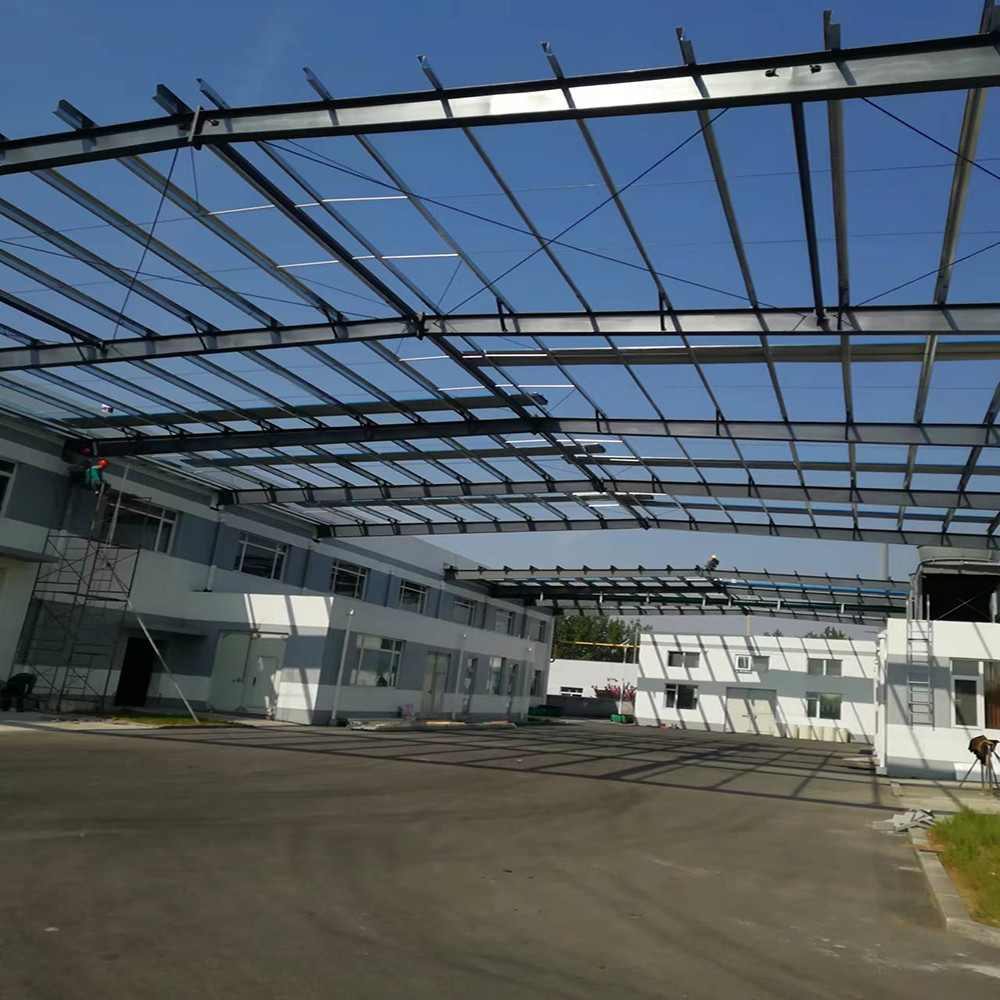 Q235 Q235B Q345 S355 Steel Structure Poultry House / Steel Frame Chicken Coop With Insulated Panels