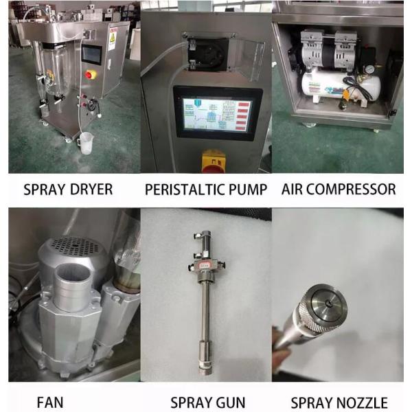 Mini Egg Milk Powder Making Machine Atomizer Centrifugal Lab Spray Dryer