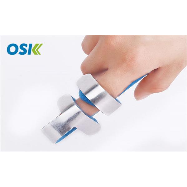 Universal Size Broken Bone Splint Blue Foam Aluminum Material For Finger