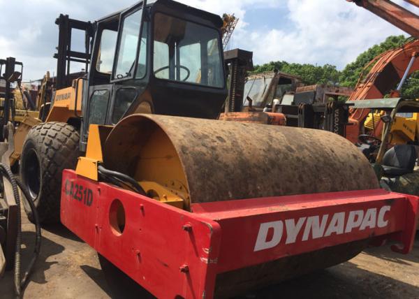 Quality Used Dynapac CA25 Diesel Road Roller Compactor , Old Road Construction Machinery for sale