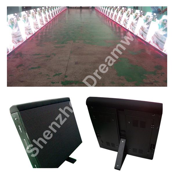 RGB PH 16 football stadium Perimeter LED Display Epistar MBI5024 , S-VIDEO HDMI