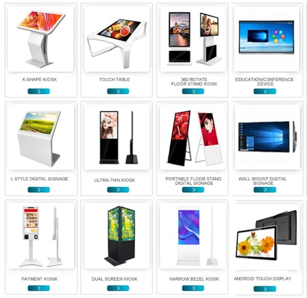 Floor Stand 1920*1080 43 Inch Advertising LCD Signage