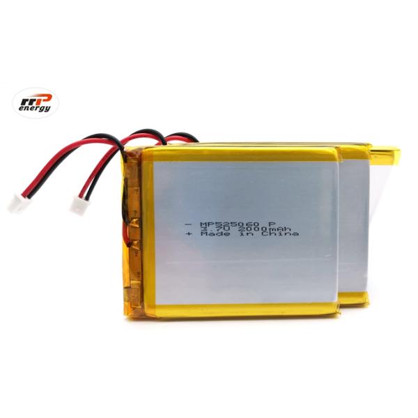 High Power Bluetooth wireless printer 525060 2000mAh 3.7V Lithium Polymer Battery