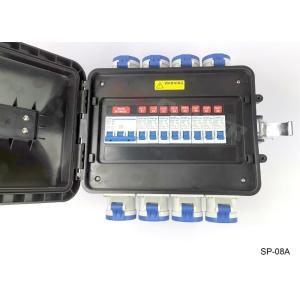 Entertainment Black 8 Way Output 220V Power Distro Boxes