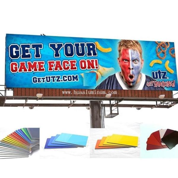 1500*3050mm Highway Advertisement Board Halogen Free 3mm Aluminum Composite Panel