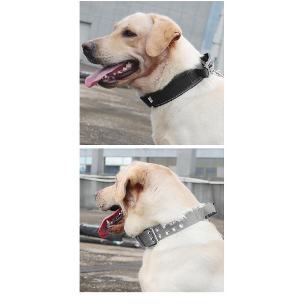 Pet Adjustable Tactical Dog Collar Reflective Thickened Nylon Collar