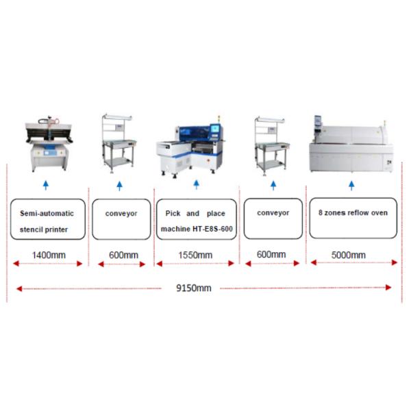 SMT Semi Auto LED Bulbs Making Machine Solder Paste Stencil Printer Machine