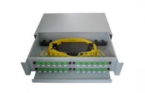 Buy cheap 2U Slide Rack Mount ODF Fiber Optic Cable Termination Patch Panel 48/96 Port product