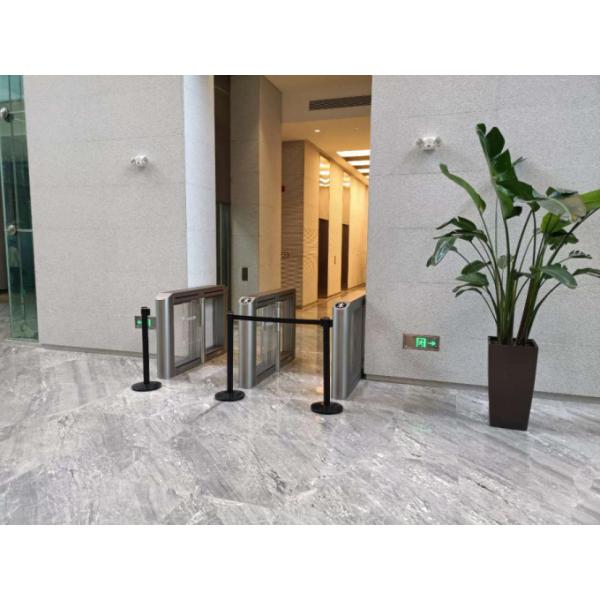 Airport 100w 0.3s Swing Barrier Gate Speedlanes RS485 5