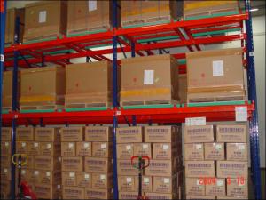 Buy cheap Customized Push Back Warehouse Racking , Industrial Pushback Racking product