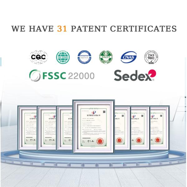 Digital Display Temperature Control Monaka Wafer Production Line With 55 Baking Plates