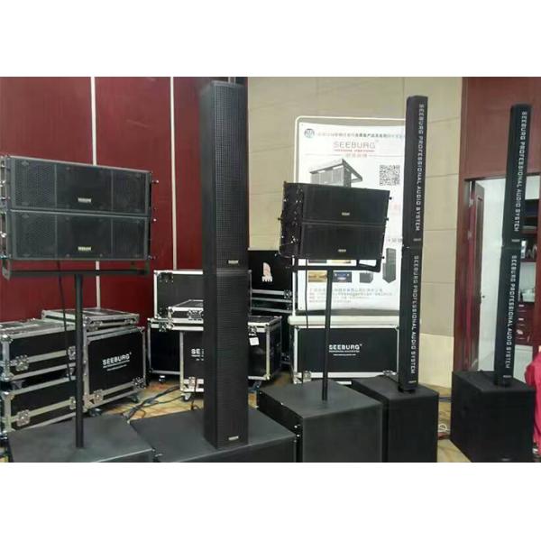 Line Array Passive Powered Column Speakers Black Paint For Stage Carvin