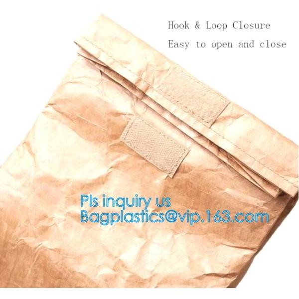 Eco-friendly Tear-resistant Dupont Paper Handbag Durable Tyvek Shopping Waterproof Tote Bag with Zipper bagease package