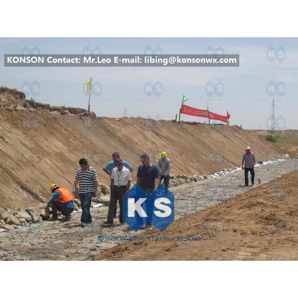 Mesh Fencing Retaining Wall Gabion Wire Basket 80mm x 100mm For Coastal Protection