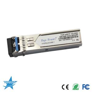 Buy cheap Esfp 1G SFP Optical Transceiver 20km 1310nm Multimode 3.3V product