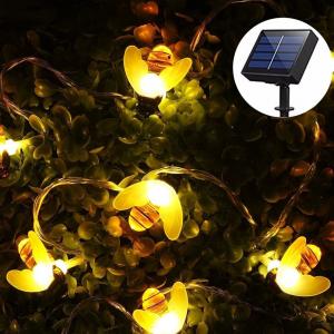 Buy cheap Solar String Lights Outdoor Solar Powered Honey Bee Lights for Trees Flower Fence Grass Lawn Festival Garden Decoration product