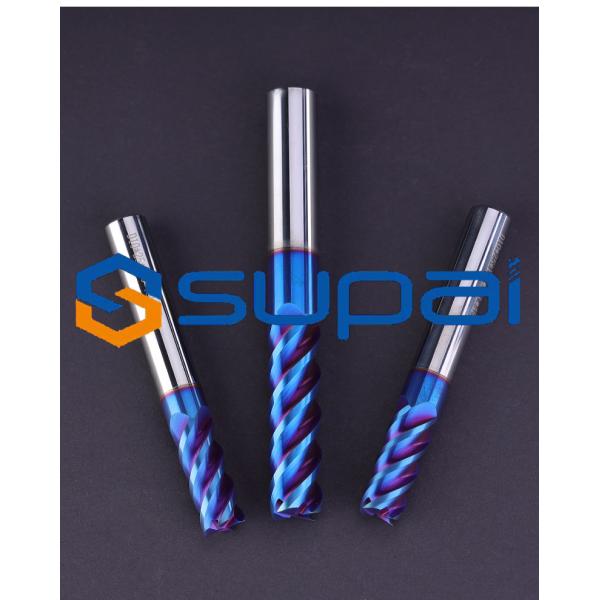 65hrc 4Flutes CNC Bits Nano Coating Solid Carbide End Mill grinder cutter for Milling Cutte