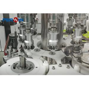 Buy cheap Powerful Vial Filling Line with 8 Heads Rotary Capping Magnetic Induction Mechanism product