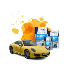 Buy cheap ODM UV Resistant Clear Coat Automotive High Fullness Metallic Orange Paint For Cars product