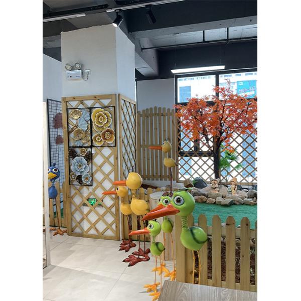 ODM Iron Solar Powered Owl Garden Ornament Decor Vivid And Cute