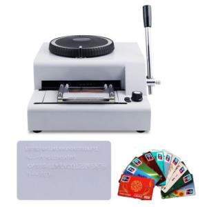 China bank cards low price number plate embossing machine for sale on sale
