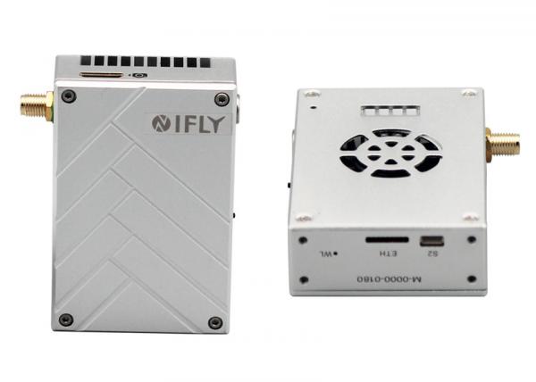 Quality 10-12km 15ms low latency wireless COFDM Video transmitter for fixed wing UAV for sale