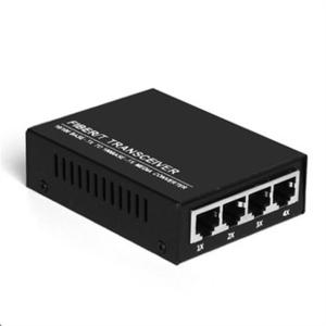 Buy cheap 1 Optical 4 Electric RJ45 100M Single Mode Media Converter product