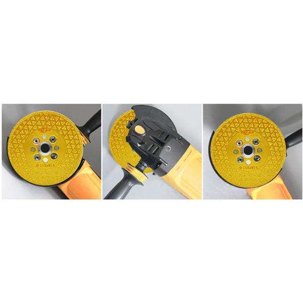 1.6mm Brazed 2 Side Masonry Diamond Saw Blade For Circular Saw