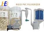 PVC Profiles Pulse Plastic Grinding Mill , Dust Collection Rigid PVC Plastic