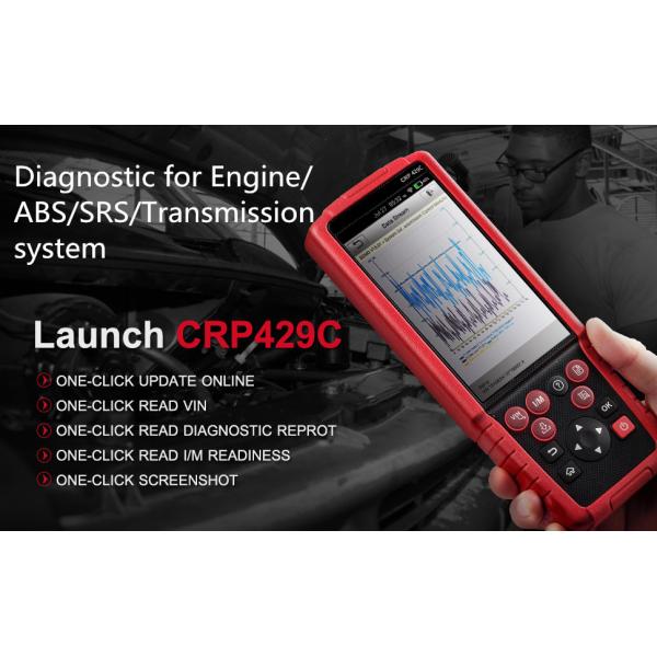 LAUNCH X431 CRP429C Auto Diagnostic Tool , OBD2 Code Scanner For Engine / ABS / SRS