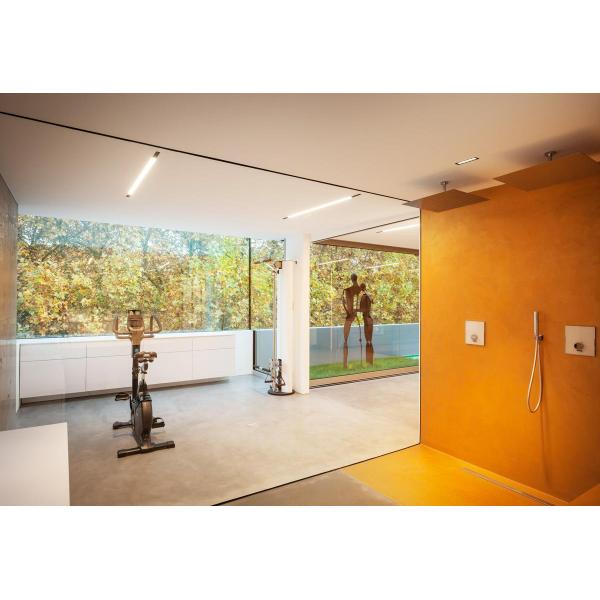 LED cover waterproof cover IP65 extrusion pc cover with heathink for corner in outdoor or indoor