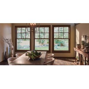 American Style Double Hung Window / Ventilation Aluminum Sash Windows Stainless