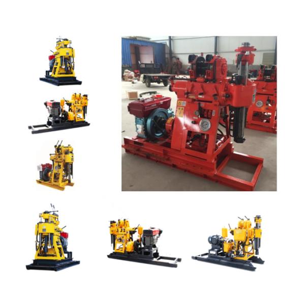 180m Portable Hydraulic Crawler Mounted Drill Rig For Water Borehole or Exploration Sample Collection