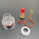 Buy cheap WP-17/18/26 Champagne 3.2mm Tig Nozzle Large Kit with Adapter For TIG Welding Quartz product