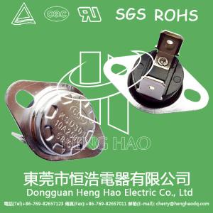 Buy cheap Temperature Controlled KSD Bimetal Thermostat For Automobile Cooling Fan product