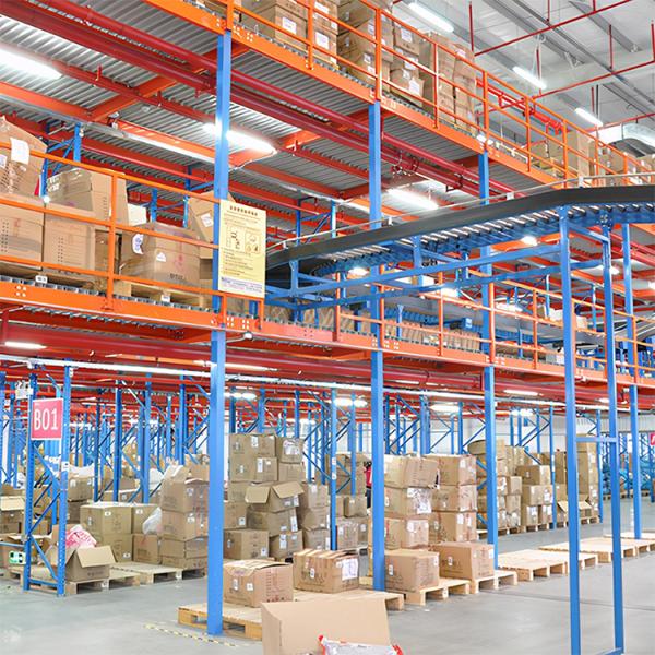 Q235B Or Q345B Steel Mezzanine Platform Racking Systems Single Layer Multi Layer