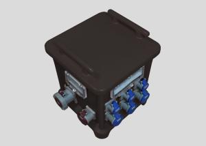 Buy cheap Pagoda Electrical Distribution Box With Customized Industrial Inlet Receptacle product