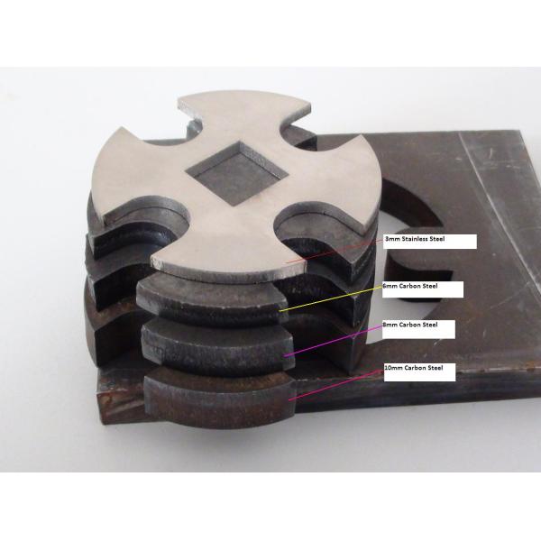 Large Format Steel Fiber Laser Cutting With Fiber Laser Power 500W